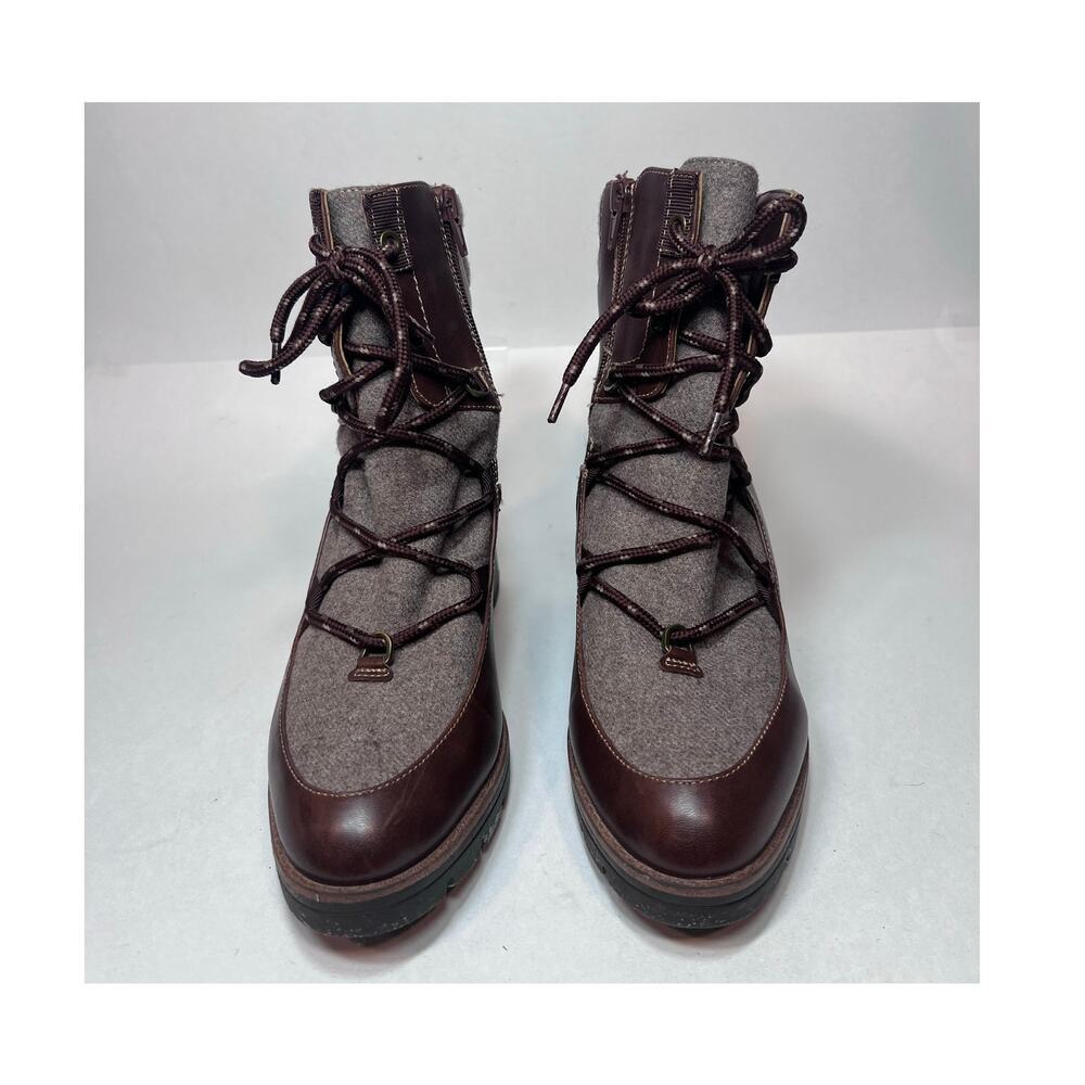 Naturalizer Women's Madie Lace-Up Ankle Heel Boot Water Repellant Size 9 M